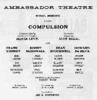 Compulsion cast credits