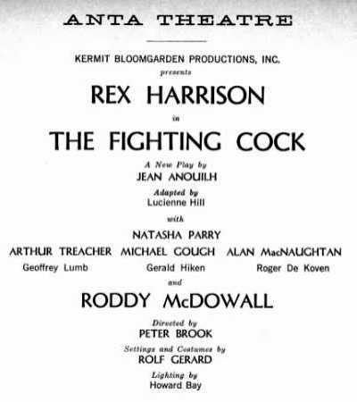 A Tribute to Roddy McDowall - The Fighting Cock (fight1.jpg)